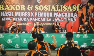 Ketua DPD RI AA LaNyalla Mahmud Mattalitti Minta Pemuda Pancasila Jatim Perkuat Keanggotaan