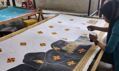Batik Kuansing Batik Nagori dan Batik Jalur Batik Nagori akan Ditampilkan di Indonesia Crative Cities Festival 2021