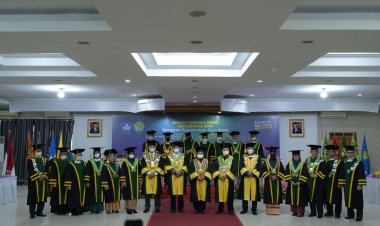 Empat Guru Besar Dikukuhkan, UNRI Kini Punya 81 Profesor