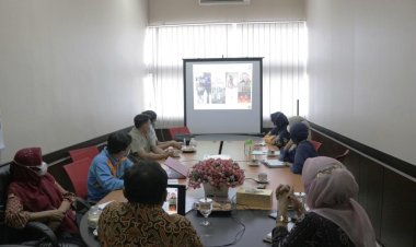 Bahas Kearsipan, ANRI Silahturahmi ke Dispusip Pekanbaru