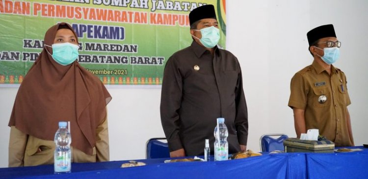 Bupati Alfedri Lantik PAW Dua orang Anggota Bapekam