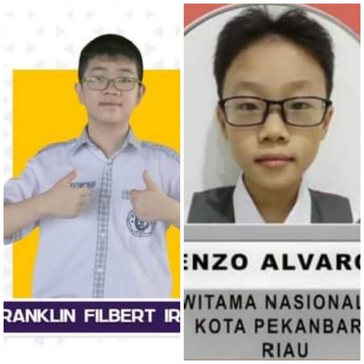 Dua Siswa Witama School Sumbang Emas dan Perak untuk Provinsi Riau di Kompetisi Sains Nasional