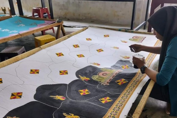 Batik Kuansing Batik Nagori dan Batik Jalur Batik Nagori akan Ditampilkan di Indonesia Crative Cities Festival 2021