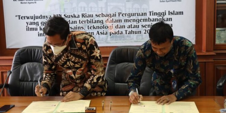 Jalin Kerjasama dengan MAN 3 Pekanbaru dan SMK Muhammadiyah Pekanbaru, Wakil Rektor III UIN Suska Riau Ajak Ciptakan Superteam
