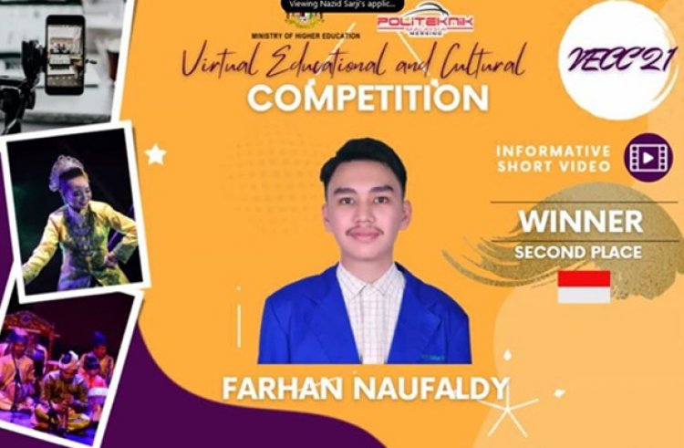 Farhan Naufaldy Mahasiswa Politeknik Caltex Riau Raih Penghargaan Tingkat Internasional