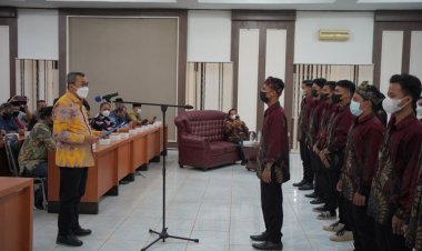 Gubri Lantik BPH Ikatan Pelajar Mahasiswa Riau Jambi Periode 2021-2023