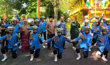 SMA 2 Siak Hulu Kampar Tampil Memukau di Lomba Keterampilan Baris Berbaris