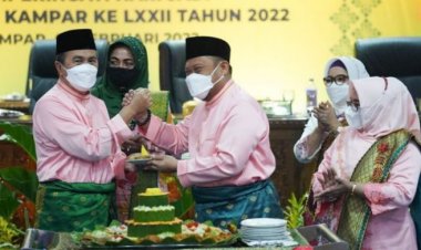 Hadiri Paripurna Hari Jadi ke-72 Kabupaten Kampar, Gubernur Riau Dorong Penuntasan Vaksinasi