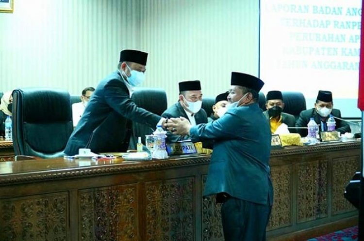 APBDP 2021 Kampar Disahkan Rp2,518 Triliun