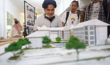 Mahasiswa Arsitektur Unilak Gelar Pameran Gubah Masa 2022 Bertema Lorong Temu