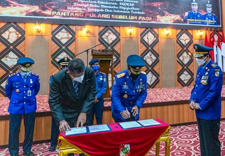 PCR Lanjutkan Kerja Sama dengan Dinas Pemadam Kebakaran Kota Pekanbaru