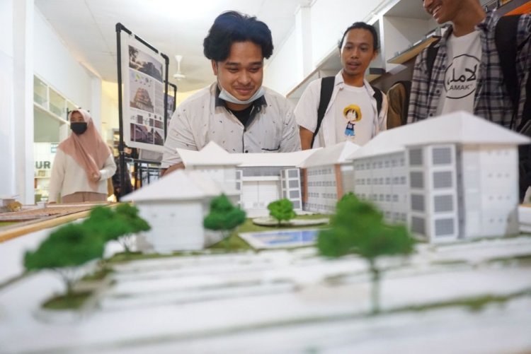 Mahasiswa Arsitektur Unilak Gelar Pameran Gubah Masa 2022 Bertema Lorong Temu