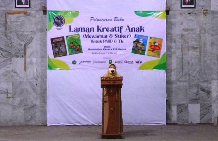 Komunitas Kesara FIB Unilak Luncurkan Buku Laman Kreatif Anak Melayu