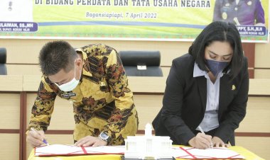 Bupati Rohil Afrizal Sintong Tak Ingin Ada Pegawai Terlibat Korupsi