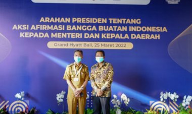 Bupati dan Wabup Rohil Hadiri Rakornas Arahan Presiden Bangga Buatan Indonesia di Bali