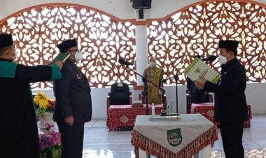 M Zaky Sah Dilantik Menjadi Sekda Rohul  Definitif,  Bupati Sukiman Minta Buat Inovasi Baru