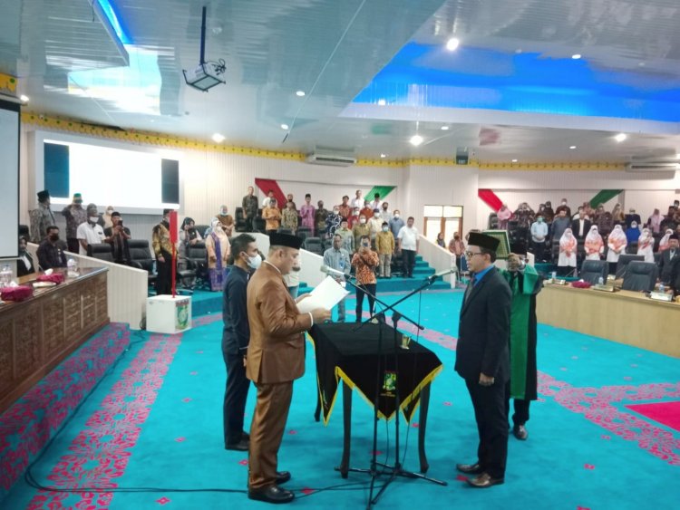 Edi Efrizon Resmi Jadi Anggota DPRD Kampar PAW Sisa Masa Jabatan 2019-2024 Gantikan Zalka Putra