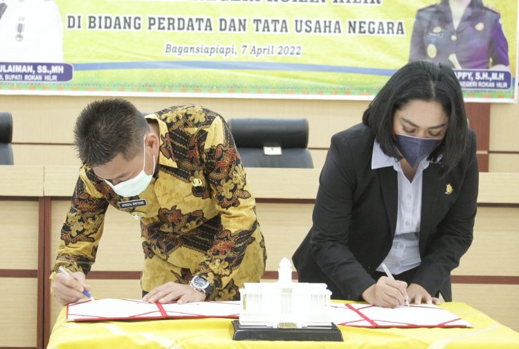 Bupati Rohil Afrizal Sintong Tak Ingin Ada Pegawai Terlibat Korupsi