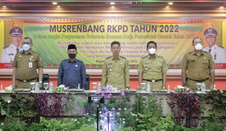Susun Dokumen Renja 2023, Bupati Rohil Buka Musrenbang RKPD Tahun 2022