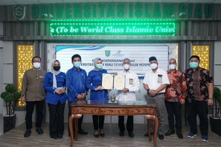 Universitas Islam Riau MoU dengan Aulia Hospital