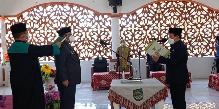 M Zaky Sah Dilantik Menjadi Sekda Rohul Definitif, Bupati Sukiman Minta Buat Inovasi Baru
