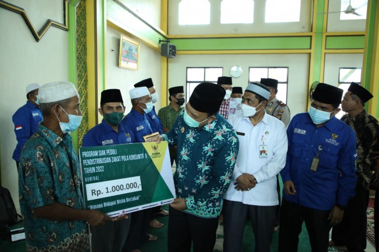 Wabup Siak Husni Minta Dimana Didapat Disitu Berzakat