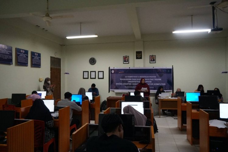 Universitas Abdurrab dan Pabrik Cerdas Commit Gelar Uji Kompetensi dan Sertifikasi Skema Graphic Design
