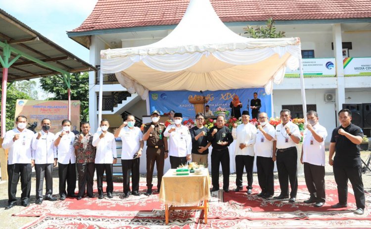 Peringatan Milad RSLL XIX Meriah, Wabup Rohul Akui Radio Berperan Efektif Informasikan Program Pembangunan