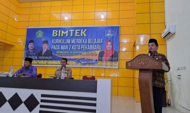 Kanwil Kemenag Riau Gelar Bimtek Kurikulum Merdeka Belajar di MAN 2 Pekanbaru