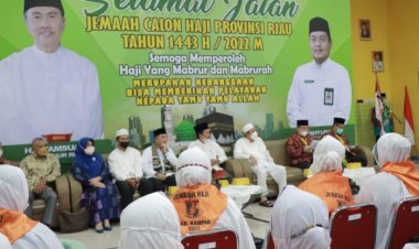 55 Jemaah Haji Riau Asal Kampar akan Mendarat di Pekanbaru Sore Ini