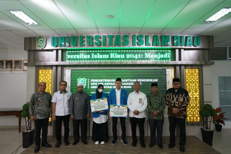 UPZ Universitas Islam Riau Salurkan Bantuan Pendidikan Kepada 52 Mahasiswa