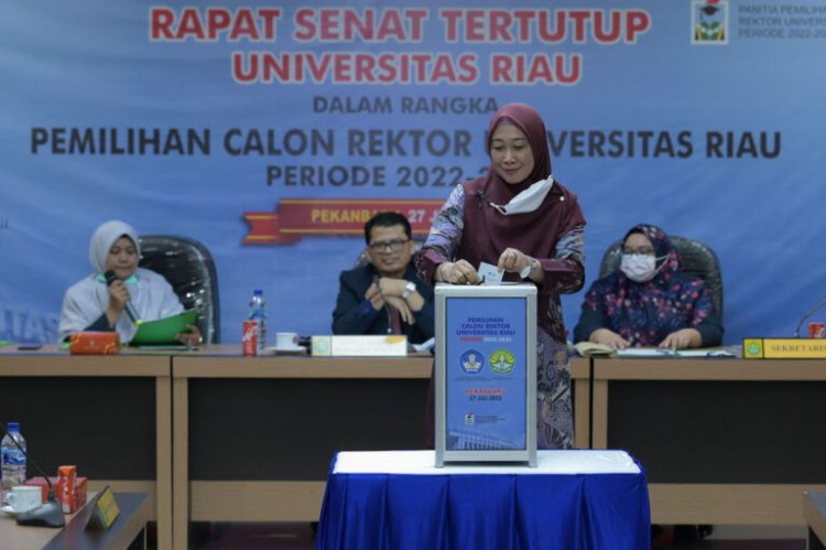 Sri Indarti Terpilih Jadi Rektor UNRI Periode 2022-2026