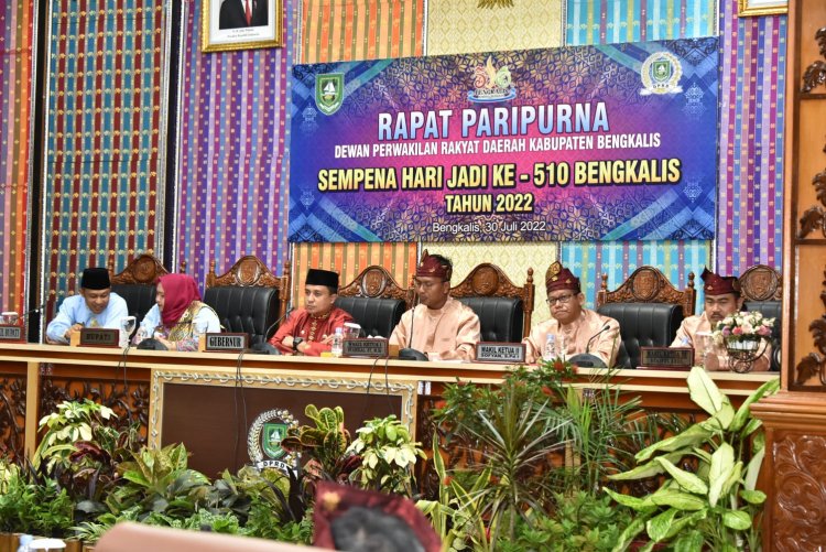 Rapat Paripurna Istimewa Peringatan Hari Jadi ke-510 Bengkalis, Wakil Ketua: Ayo Berbenah dan Terus Bergerak Maju!