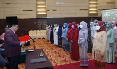 116 Lulusan Fakultas Keperawatan UNRI Angkat Sumpah Ners Angkatan XXX