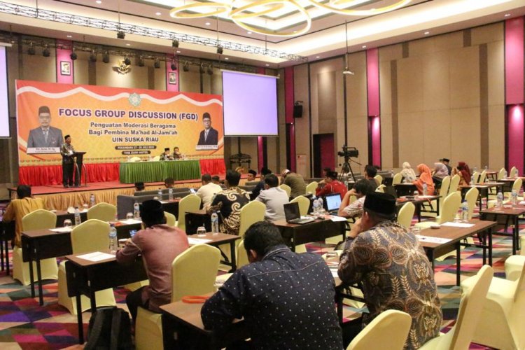 Ma’had Al-Jami’ah UIN Suska Riau Gelar FGD Penguatan Moderasi Beragama