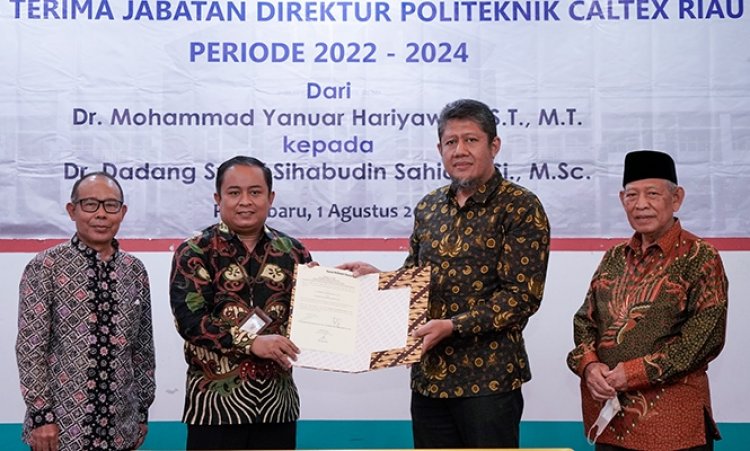 Dadang Syarif Kembali Ditunjuk Yayasan PCR Jadi Direktur Politeknik Caltex Riau