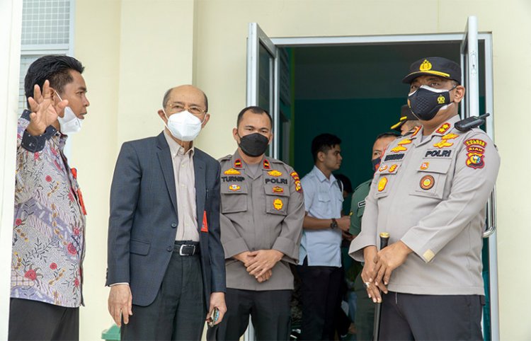 Universitas Pahlawan Tuanku Tambusai dan Polres Kampar Gelar Vaksinasi Massal