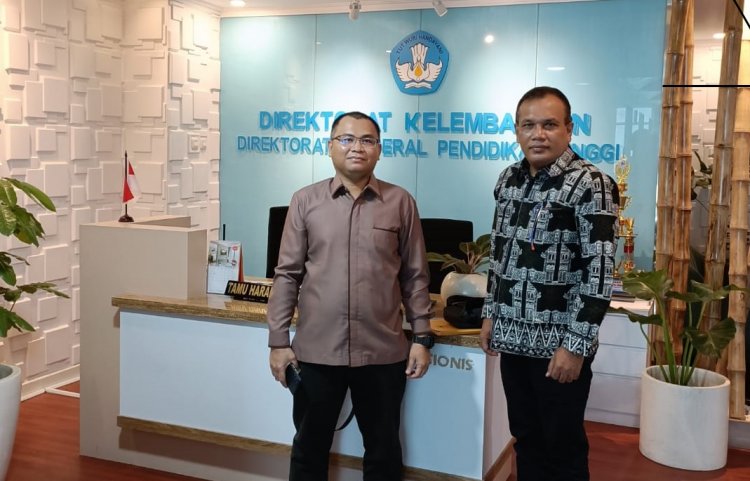 Bahas Prodi Baru dan Program Doktor, Rektor Unilak Bertemu Direktur Kelembagaan Dikti