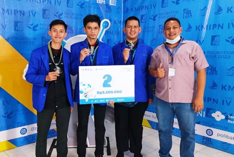 Lima Mahasiswa Teknik Informatika Politeknik Caltex Riau Raih 2 Prestasi di KMIPN 2022