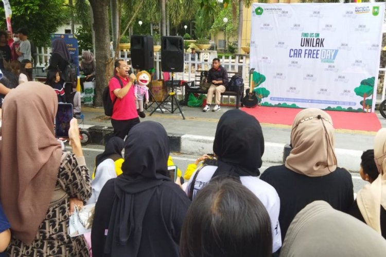 Hadir di Area CFD, Unilak dan Dinas Perpustakaan Arsip Perkuat Literasi Minat Baca Masyarakat