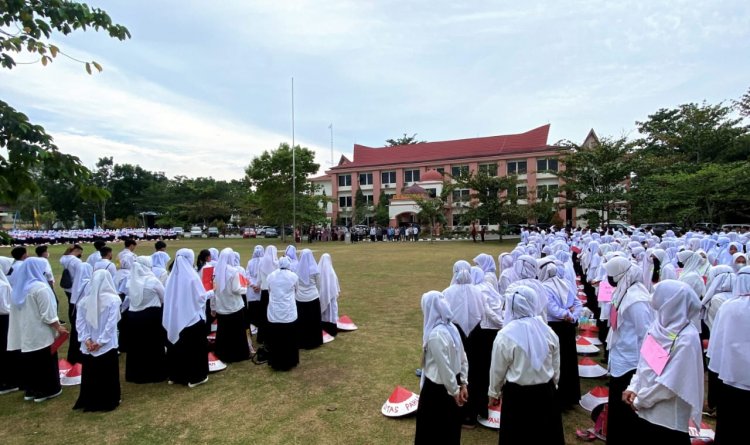 831 Mahasiswa Baru Universitas Pahlawan Tuanku Tambusai Ikuti PKKMB 2022