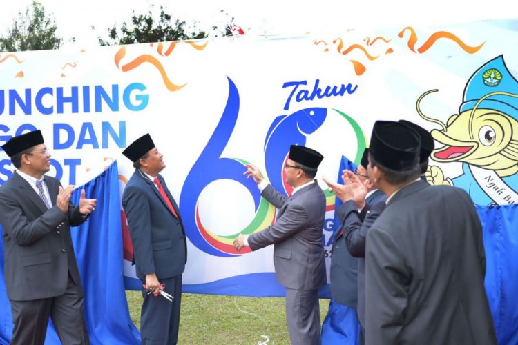 Peringati HUT ke-77 RI, UNRI Launching Logo & Maskot Milad ke-60