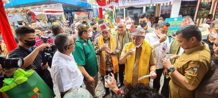 LPPM UNRI Tampilkan Hasil Riset Pengabdian Dosen di Pameran UKMK Kemenkeu