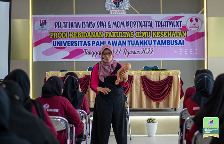 Prodi Kebidanan Universitas Pahlawan Gelar Pelatihan Baby Spa & Mom’s Postnatal Treathment