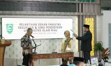 Miranti Eka Putri Dilantik Menjadi Dekan FKIP Universitas Islam Riau