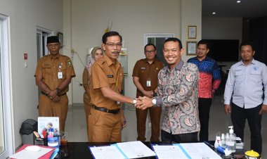 Politeknik Negeri Bengkalis MoU dengan Dinas Perdagangan dan Perindustrian