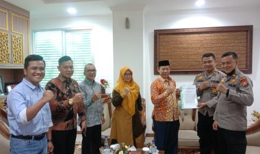 Umri dan Polda Riau Persiapkan Kerjasama Pengembangan Pendidikan Personil Polri