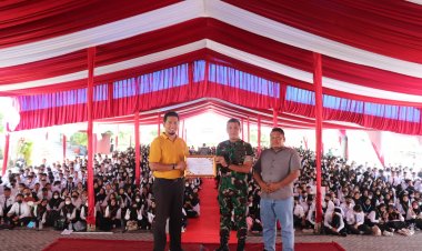 2.400 Mahasiswa Baru Umri Ikuti Materi Wasbang dan Bela Negara Korem 031 Wirabima