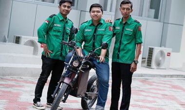 Tiga Mahasiswa PCR Berhasil Kembangkan Motor Listrik Insectra ala Jap Style