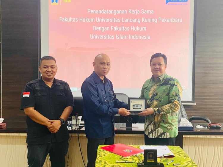 Fakultas Hukum Unilak dan Universitas Islam Indonesia Jalin Kerjasama Program Kampus Merdeka